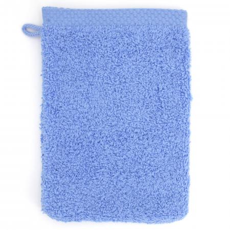Gant de toilette 16x21 cm PURE Bleu Mer 550 g/m2