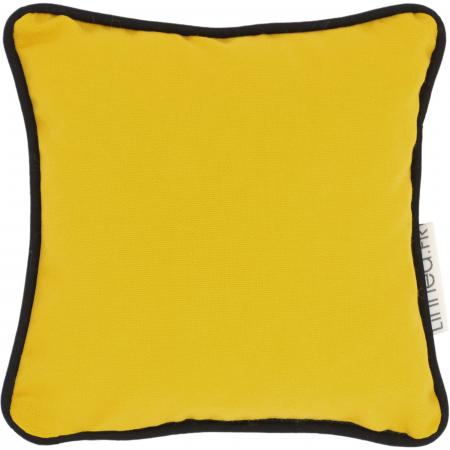 Housse de coussin 20x20 cm MONTSEGUR jaune Curcuma