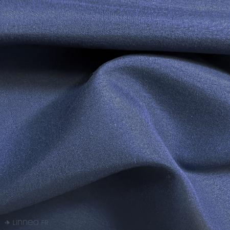 Taie d'oreiller en satin Botanic - Bleu Marine - 65x65 cm - Coton