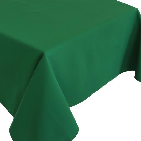 Nappe carrée 160x160 cm DIABOLO vert Sapin traitement teflon