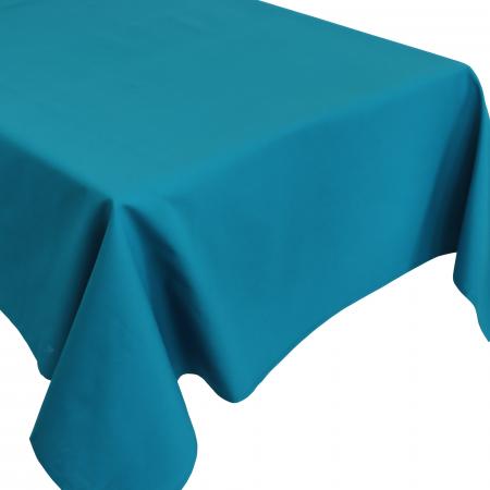 Nappe carrée 220X220 cm DIABOLO bleu Canard traitement teflon