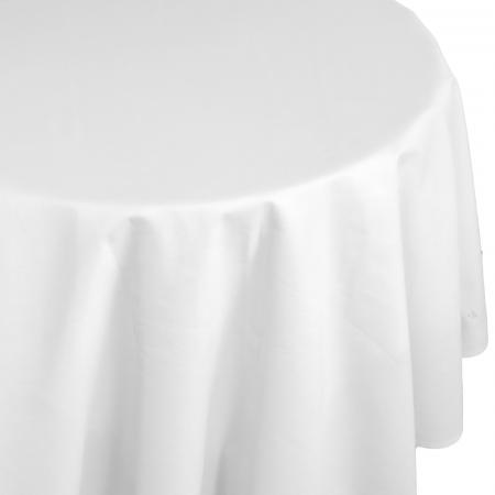 Nappe ovale 180x240 cm DIABOLO Blanc traitement teflon