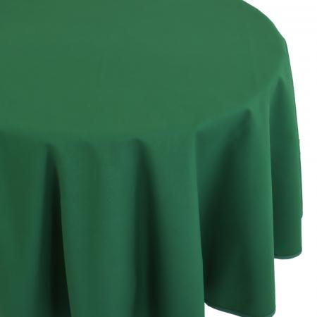 Nappe ovale 180x240 cm DIABOLO vert Sapin traitement teflon