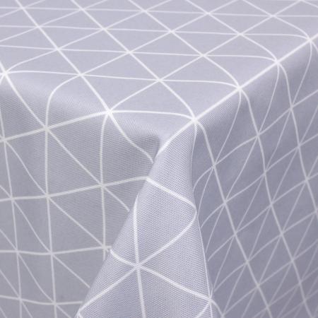 Nappe ovale 180x240 cm imprimée 100% polyester PACO g éométrique