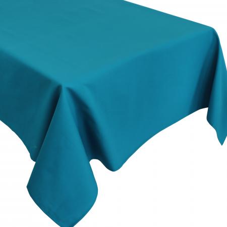Nappe rectangle 160X350 cm DIABOLO bleu Canard traitement teflon