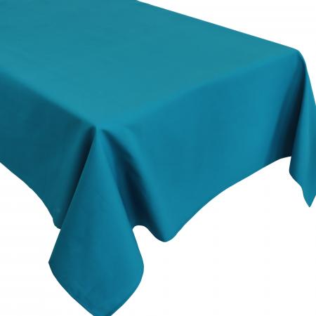 Nappe rectangle 160X450 cm DIABOLO bleu Canard traitement teflon