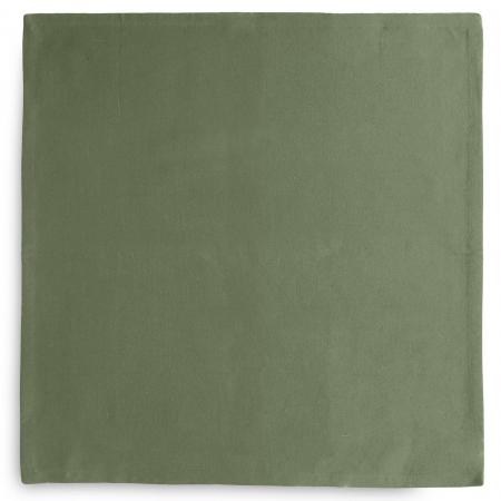 Lot de 6 serviettes de table 40x40 cm MATTIS vert mousse