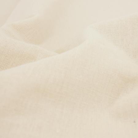 Tissu coton cretonne motif uni TAIKO ecru Naturel