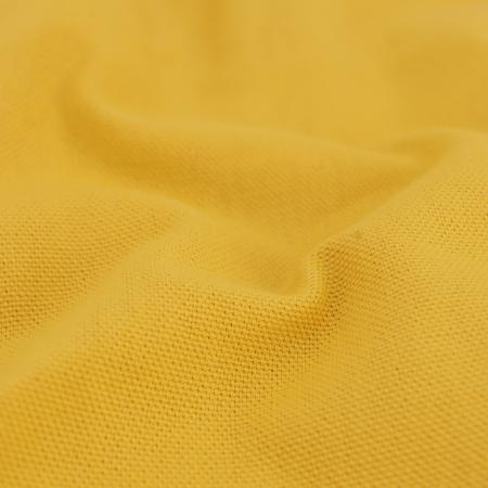 Tissu coton uni teflon DIABOLO jaune Curcuma