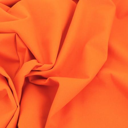 Tissu d'ameublement laize 280 cm coton DIABOLO orange Clémentine