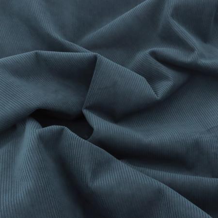Tissu d'ameublement laize 140 cm velours STARSKY bleu Marine