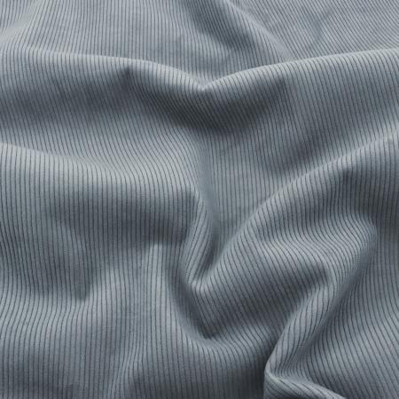 Tissu d'ameublement laize 140 cm velours STARSKY gris Souris