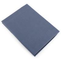 Drap plat uni 180x290 cm 100% coton ALTO bleu Jean