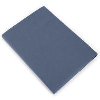 Drap plat uni 240x310 cm 100% coton ALTO bleu Jean