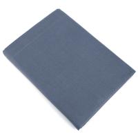 Drap plat uni 270x310 cm 100% coton ALTO bleu Jean