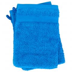 Lot de 2 gants de toilette 16x21 cm LUXOR turquoise