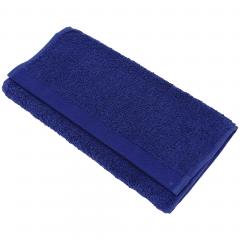 Serviette invité 30x50 cm 100% coton peigné ALBA bleu moyen