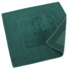 Tapis de bain antidérapant 60x60 cm velours PRESTIGE vert Kaki