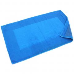 Tapis de bain antidérapant 60x90 cm velours PRESTIGE bleu Turquoise