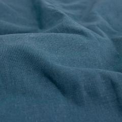 Tissu coton uni JEKYLL bleu Levos