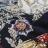 Carré de tissu jacquard polyester motif beagles MARECHAL beige Lin
