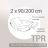 Protège matelas absorbant Antonin - blanc - 2x90x200 Spécial lit articulé - TPR