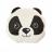Coussin plaid 110x150 cm collection ANIMAUX panda