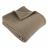 Couverture polaire 240x260 cm 100% Polyester 350 g/m2 TEDDY Marron Taupe