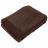 Drap de bain 100x150 cm 100% coton peigné ALBA chocolat