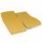 Drap housse relaxation uni 2x100x200 cm 100% coton ALTO jaune bourdon - TPR Tête et pied relevable