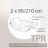 Drap housse relaxation uni 2x90x210 cm 100% coton ALTO Blanc - TPR Tête et pied relevable