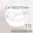Drap housse relaxation uni 2x100x210 cm 100% coton ALTO Blanc - TR Tête relevable uniquement