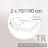 Drap housse relaxation uni 2x70x190 cm 100% coton ALTO Blanc - TR Tête relevable uniquement