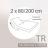 Drap housse relaxation uni 2x80x200 cm 100% coton ALTO Blanc - TR Tête relevable uniquement
