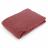 Drap housse flanelle unie 90x190 cm 100% coton WALES rouge Tomette