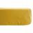 Drap housse en lin lavé froissé 140x190 cm SONATE jaune Curry