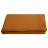 Drap plat uni 270x300 cm 100% lin lavé SONATE orange Terre Cuite