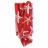 Drap de plage 75x150 cm pur coton collection AGRIGENTE rouge