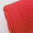 Lot de 12 serviettes invité 30x30 cm ALPHA rouge