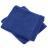 Lot de 2 serviettes invité 30x30 cm 100% coton peigné ALBA bleu marine