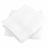 Lot de 2 serviettes invité 30x30 cm LUXOR blanc