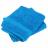 Lot de 2 serviettes invité 30x30 cm LUXOR turquoise