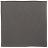 Lot de 6 serviettes de table coton 42x42 cm HONO gris Granit finition point bourdon
