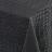 Nappe carrée 150x150 cm Jacquard 100% polyester LOUNGE noir