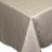 Nappe rectangle 150x200 cm Jacquard 100% coton SPIRALE taupe