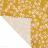 Nappe rectangle enduit 150x250 cm AMANDIER jaune Safran
