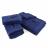 Parure de bain 8 pièces 100% coton 550 g/m2 PURE TENNIS Bleu Marine