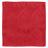 Lot de 3 serviettes de table 45x45 cm Jacquard 100% polyester BRUNCH rouge