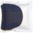 Taie d'oreiller 65x65 cm Percale 100% coton ROMEO bleu Baltique