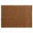 Tapis rectangulaire 170x240 cm pur coton MOOREA marron terre cuite